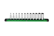 Load image into Gallery viewer, 1/4" Drive, 12 Piece, 6 Point, Deep, Metric Chrome Socket Set