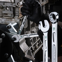 Load image into Gallery viewer, 16 Piece, 12 Point, SAE & Metric Chrome Combination Wrench Set