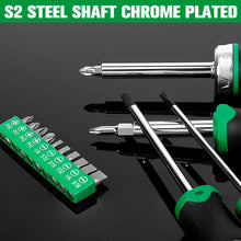 Load image into Gallery viewer, 69 Piece Dual-Material Screwdriver Set with Magnetic Bit Holder