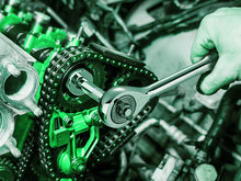 Load image into Gallery viewer, 3/8" Drive, 12 Piece, 6 Point, Standard, Metric Chrome Socket Set