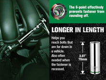 Load image into Gallery viewer, 1/2" Drive, 11 Piece, 6 Point, Metric, Deep Chrome Socket Set