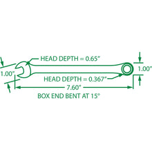 Load image into Gallery viewer, 12 mm X-Frame 6 pt Metric Combination Wrench
