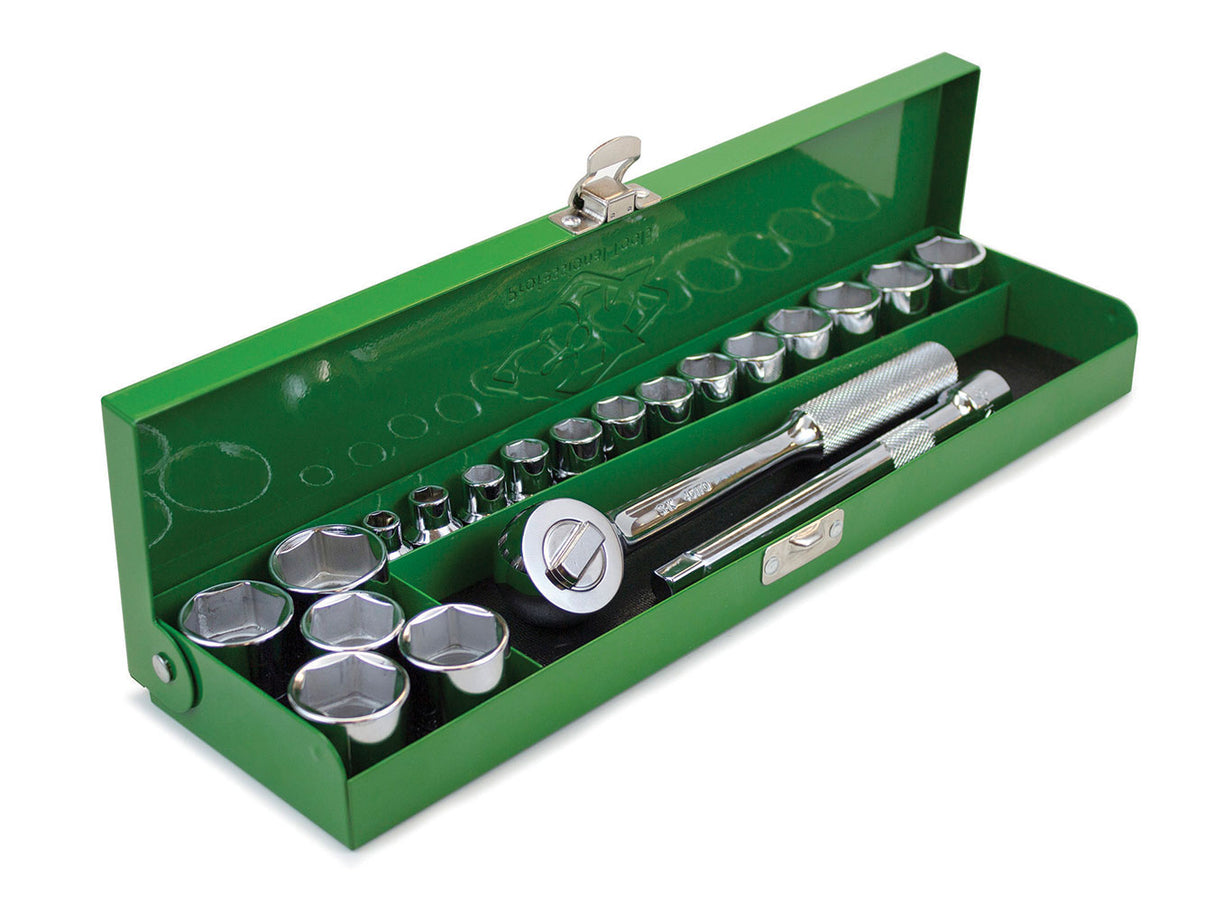 20 Piece Full Range 3/8" Drive Metric Socket Set