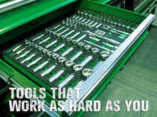 Load image into Gallery viewer, 1/4&quot; &amp; 3/8&quot; Drive, 105 Piece, 6 Point, Shallow &amp; Deep, SAE &amp; Metric Chrome Socket Set
