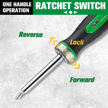 Load image into Gallery viewer, 7-in-1, 216-Position  Reversible Ratcheting Screwdriver
