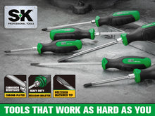 Load image into Gallery viewer, 6 Piece Dual-Material Magnetic Combination Screwdriver Set
