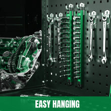 Load image into Gallery viewer, 1/4&quot; Drive, 11 Piece, 6 Point, Metric, Standard Chrome Socket Set
