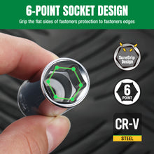 Load image into Gallery viewer, 1/4&quot; Drive, 11 Piece, 6 Point, Deep, SAE Chrome Socket Set
