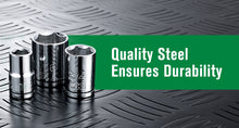 Load image into Gallery viewer, 1/2&quot; Drive, 11 Piece, 6 Point, SAE, Standard Chrome Socket Set
