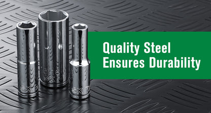 SK01348 - 1/2" Drive, 11 Piece, 6 Point, SAE, Deep Chrome Socket Set View 3