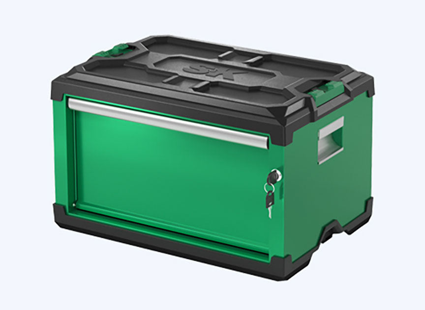 Modular Stackable Storage Tool Box, 1-Drawer Steel Box