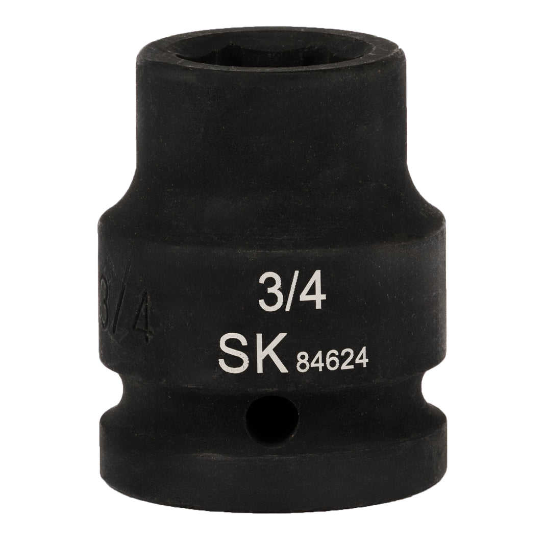 SK84624 - 3/4" Drive, 6 Point, Shallow, SAE Impact Socket, 3/4"