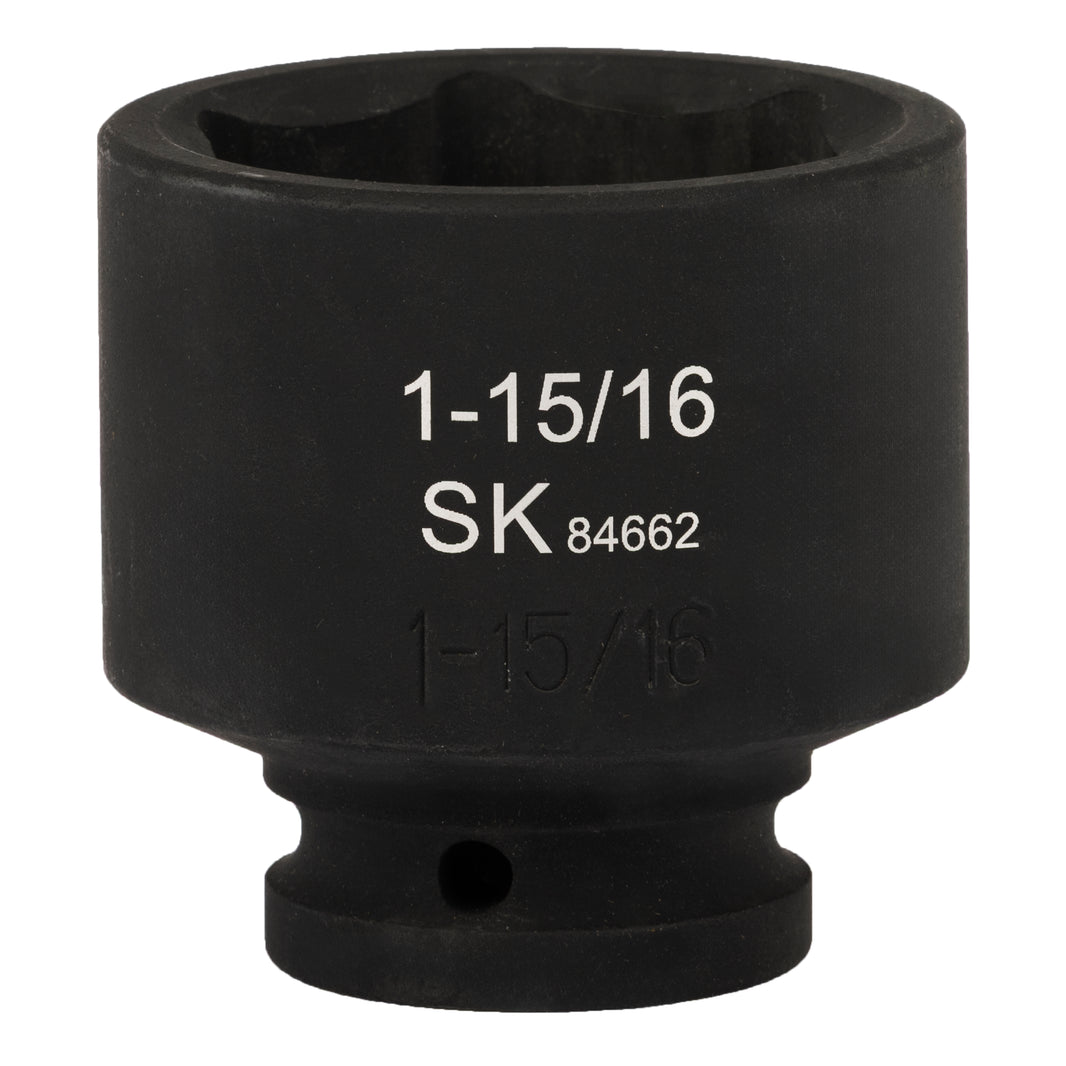 SK84662 - 3/4" Drive, 6 Point, Shallow, SAE Impact Socket, 1-15/16"