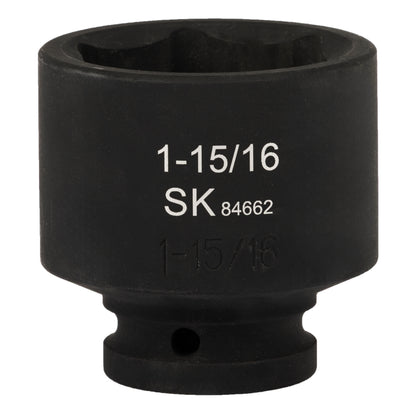 SK84662 - 3/4" Drive, 6 Point, Shallow, SAE Impact Socket, 1-15/16"
