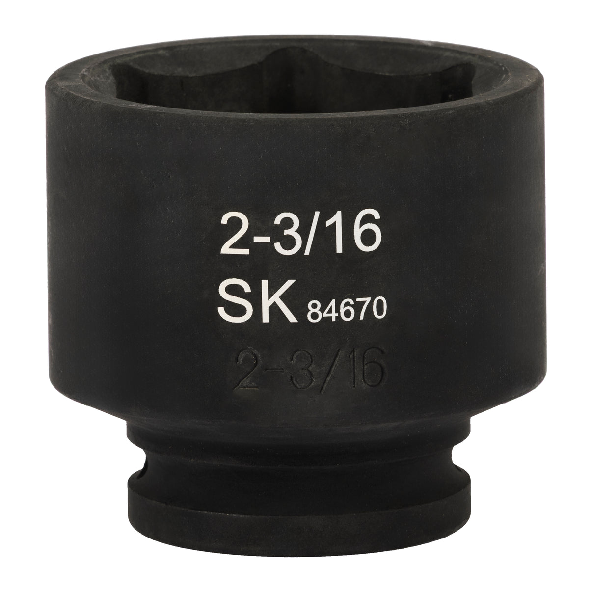 SK84670 - 3/4" Drive, 6 Point, Shallow, SAE Impact Socket, 2-3/16"