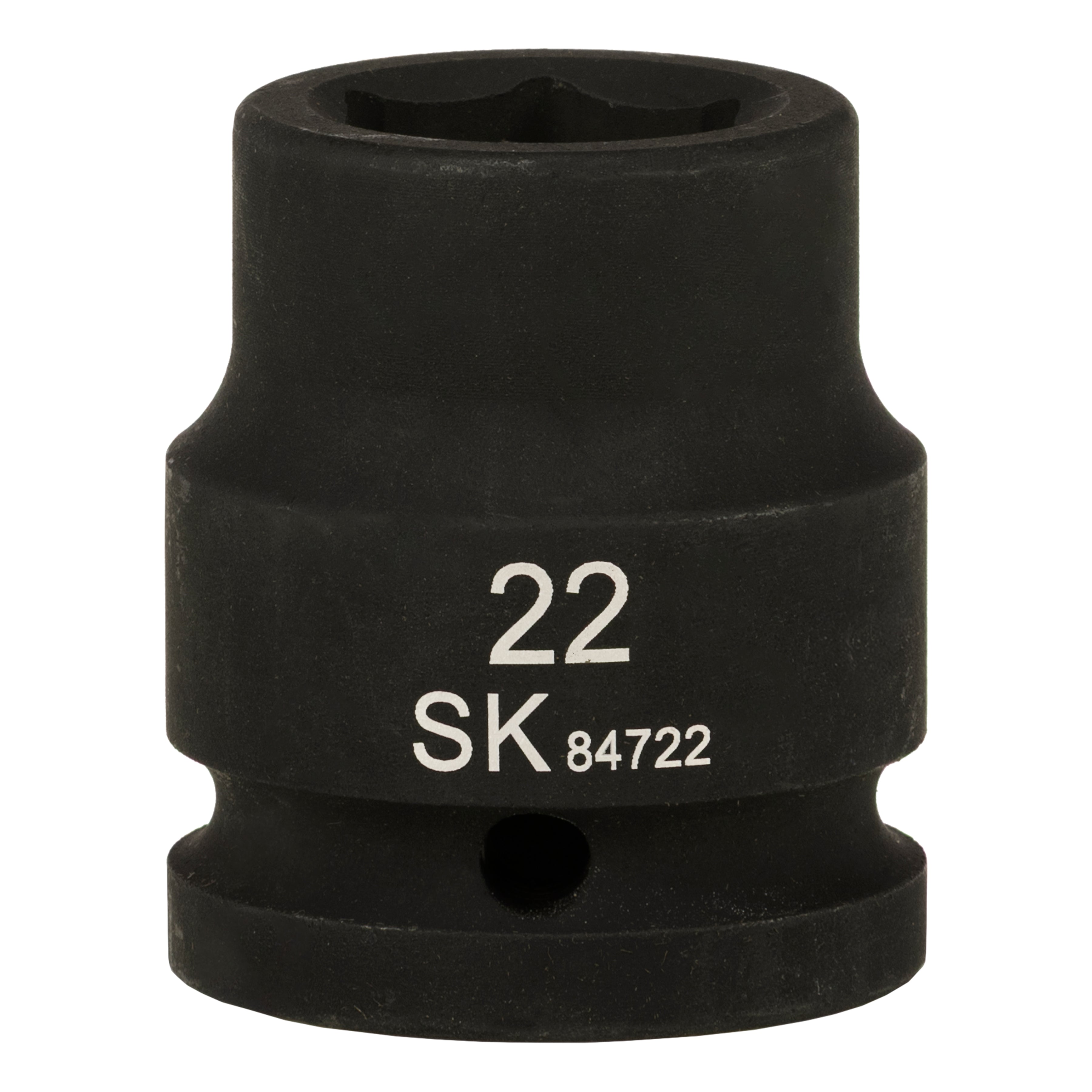 SK84722 - 3/4" Drive, 6 Point, Shallow, Metric Impact Socket, 22mm