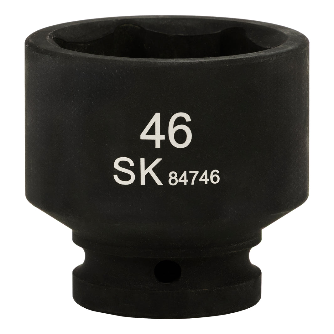 SK84746 - 3/4" Drive, 6 Point, Shallow, Metric Impact Socket, 46mm