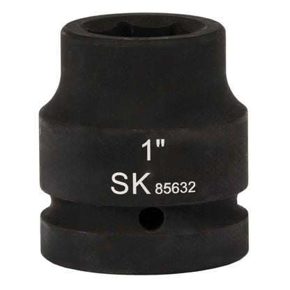SK85632 - 1" Drive, 6 Point, Shallow SAE Impact Socket, 1"
