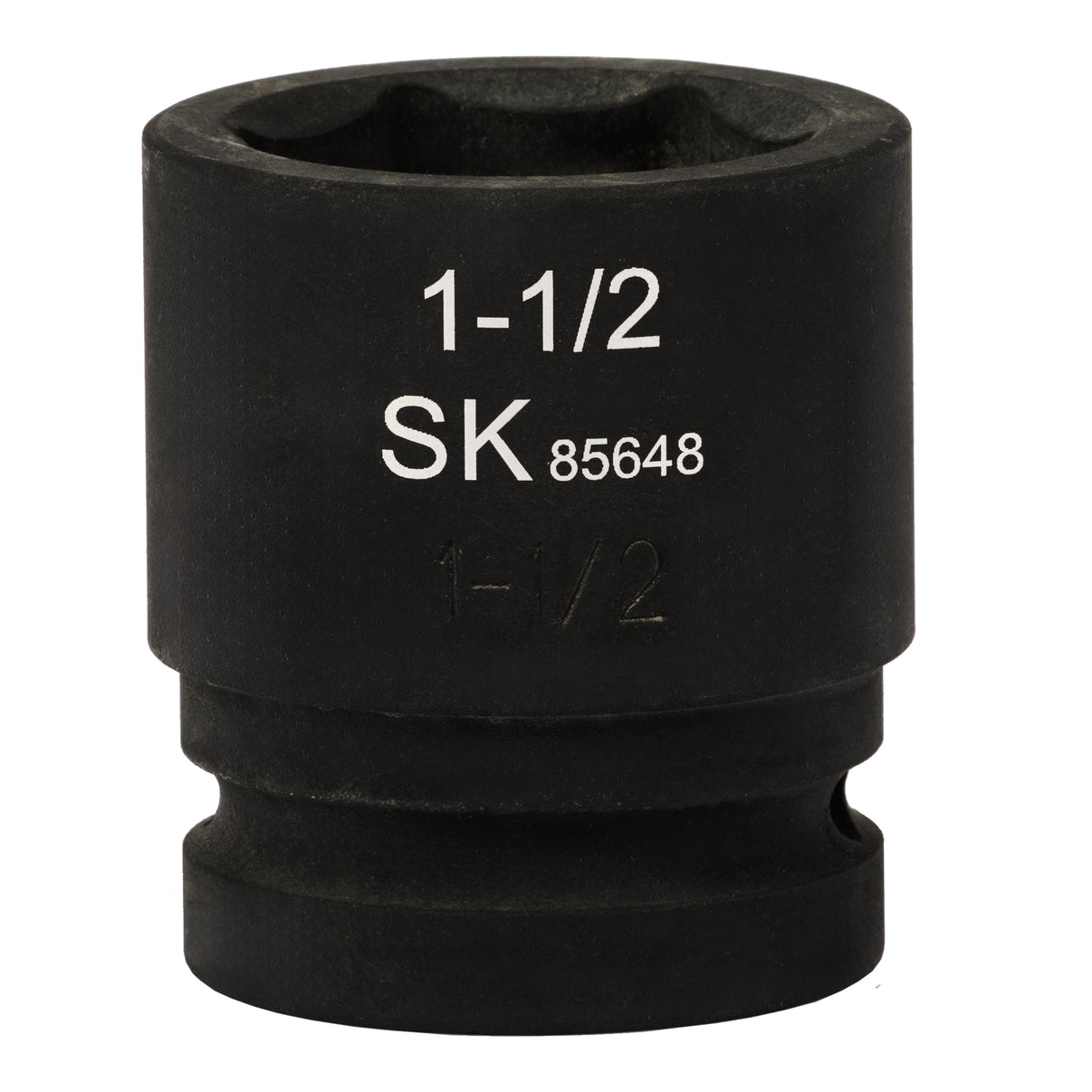 SK85648 - 1" Drive, 6 Point, Shallow SAE Impact Socket, 1-1/2"