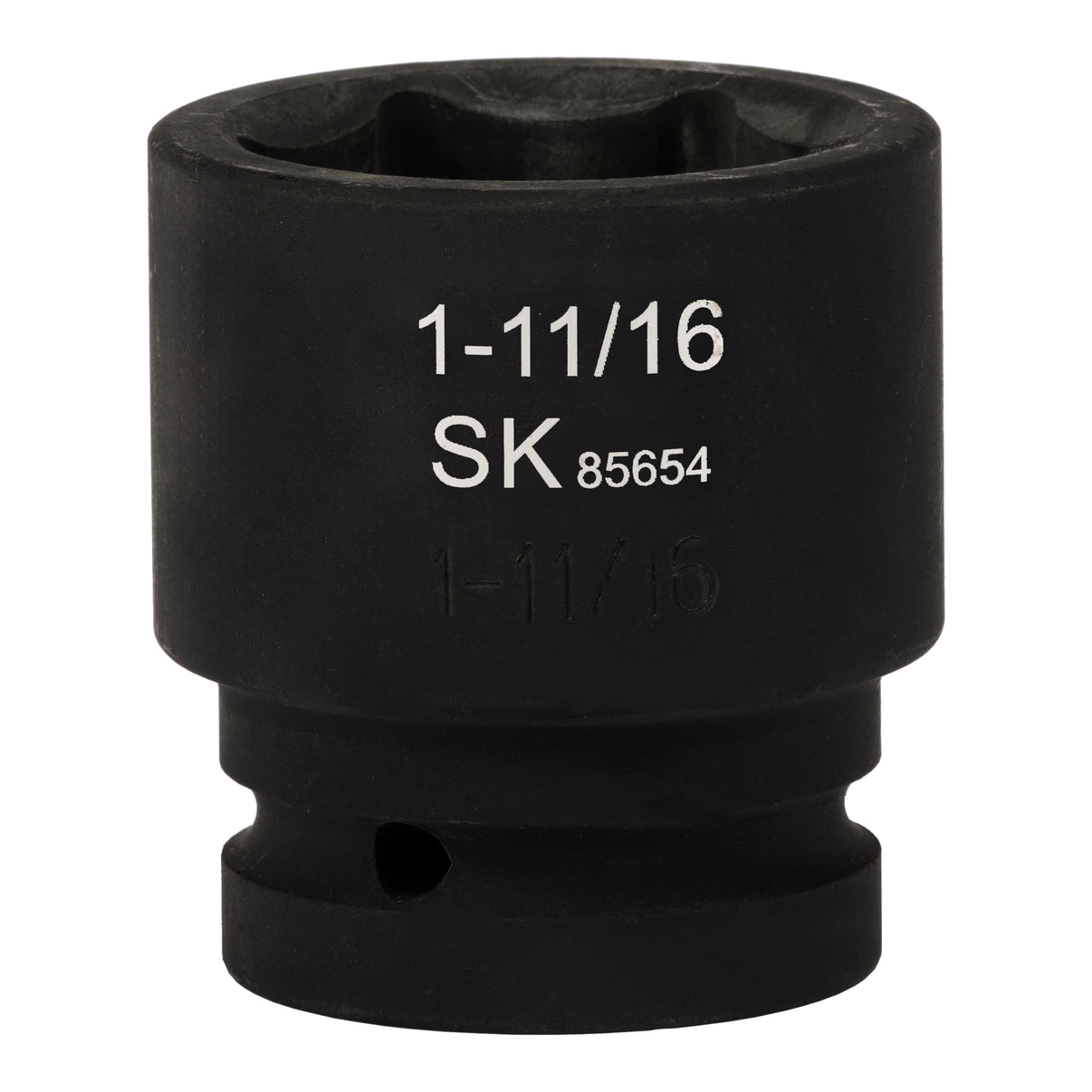 SK85654 - 1" Drive, 6 Point, Shallow SAE Impact Socket, 1-11/16"