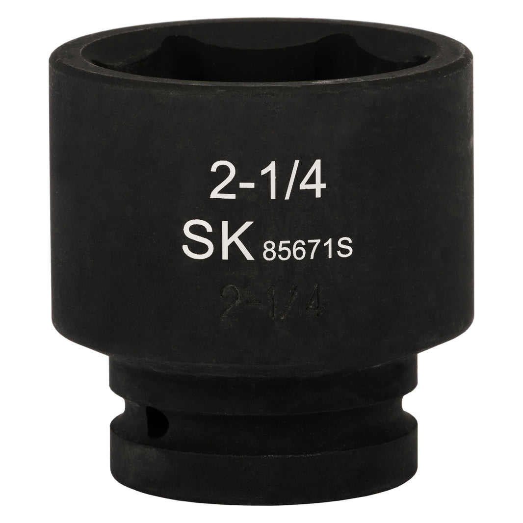 SK85671S - 1" Drive, 6 Point, Shallow SAE Impact Socket, 2-1/4"