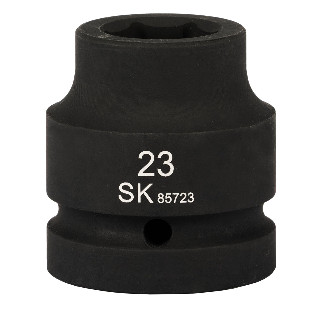 SK85723 - 1" Drive, 6 Point, Shallow Metric Impact Socket, 23mm