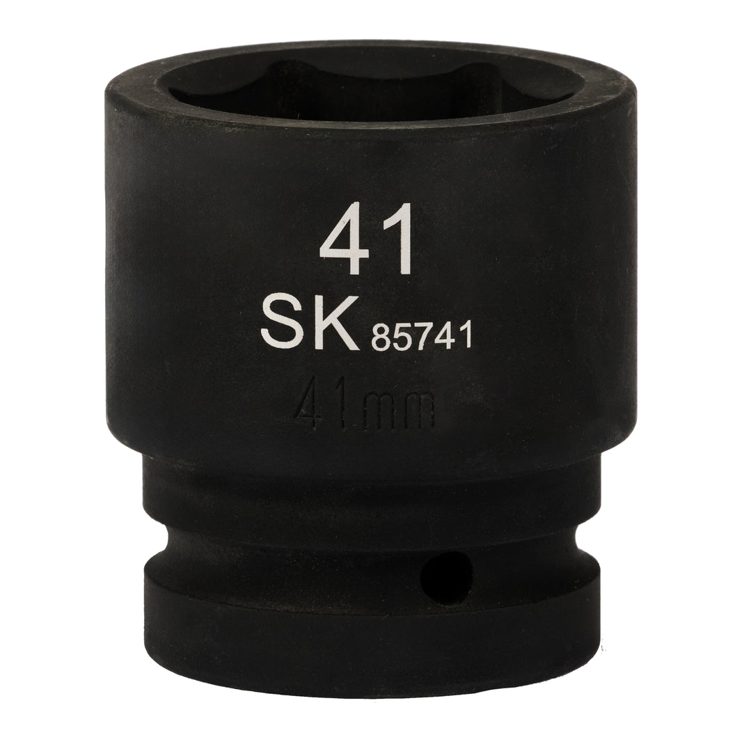 SK85741 - 1" Drive, 6 Point, Shallow Metric Impact Socket, 41mm