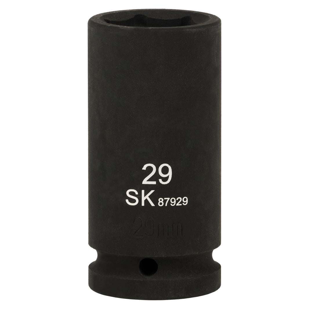 SK87929 - 3/4" Drive, 6 Point, Deep Metric Impact Socket, 29mm