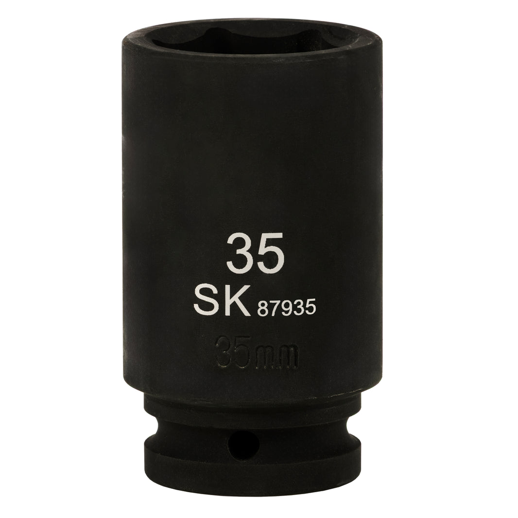 SK87935 - 3/4" Drive, 6 Point, Deep Metric Impact Socket, 35mm
