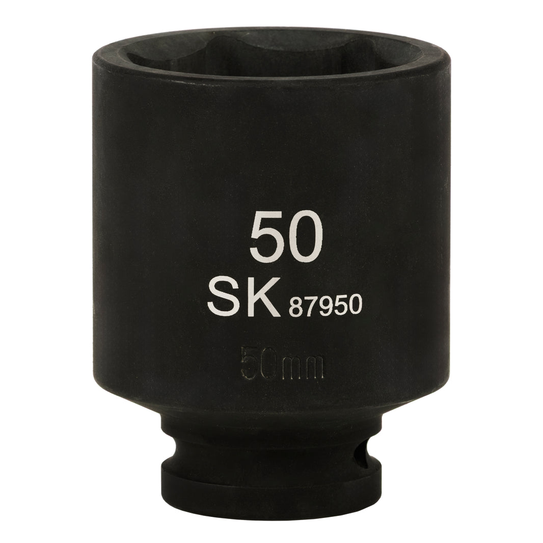 SK87950 - 3/4" Drive, 6 Point, Deep Metric Impact Socket, 50mm