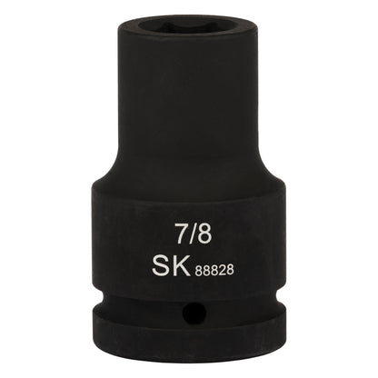 SK88828 - 1" Drive, 6 Point, Deep SAE Impact Socket, 7/8"