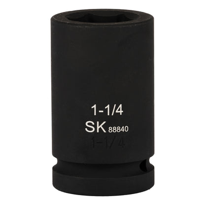 SK88840 - 1" Drive, 6 Point, Deep SAE Impact Socket, 1-1/4"