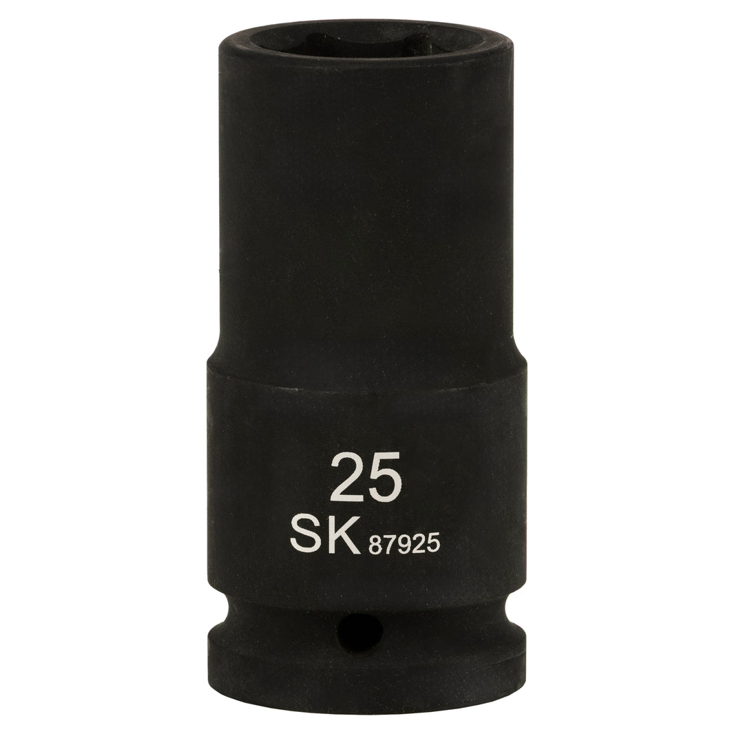 SK87925 - 3/4" Drive, 6 Point, Deep Metric Impact Socket, 25mm