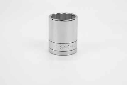 1" 1/2" Drive 12 Point Fractional Standard Chrome Socket