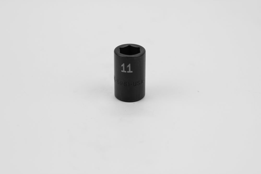 11 mm 3/8" Drive 6 Point Standard Metric Impact Socket