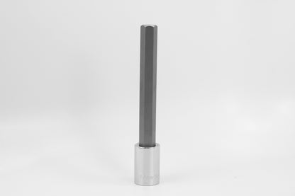 17 mm 1/2" Drive Long Hex Chrome Bit Socket