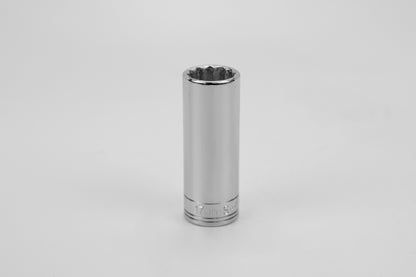 17 mm 3/8" Drive 12 Point Metric Deep Chrome Socket