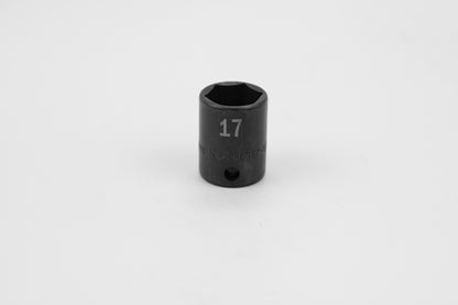 17 mm 3/8" Drive 6 Point Standard Metric Impact Socket