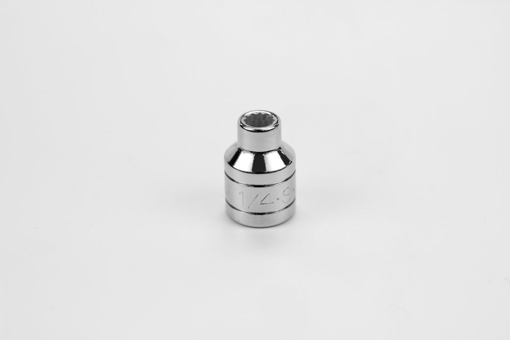 1/4" 3/8" Drive 12 Point Fractional Standard Chrome Socket