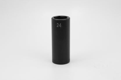 24 mm 1/2" Drive 6 Point Deep Metric Impact Socket