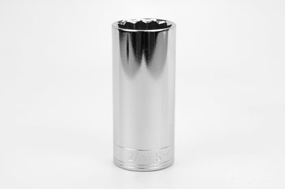 27 mm 1/2" Drive 12 Point Metric Deep Chrome Socket