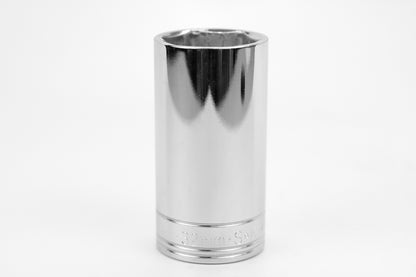 32 mm 1/2" Drive 6 Point Metric Deep Chrome Socket