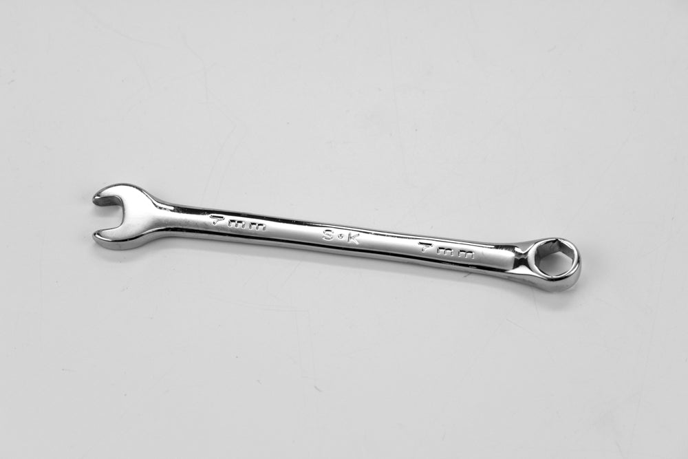 7 mm 6 Point Metric Regular Combination Chrome Wrench