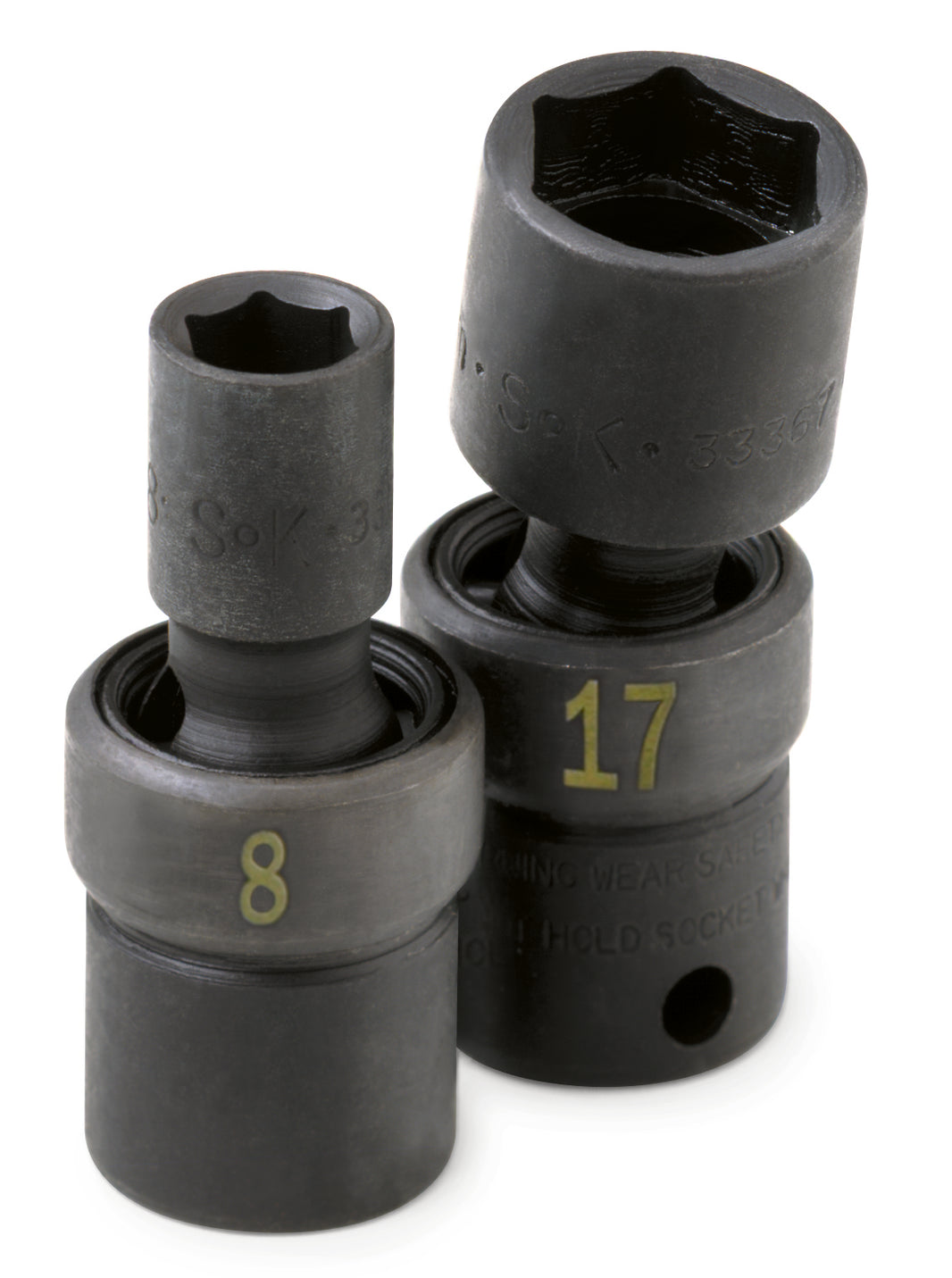 7/16" 3/8" Drive 6 Point Swivel Fractional Impact Socket