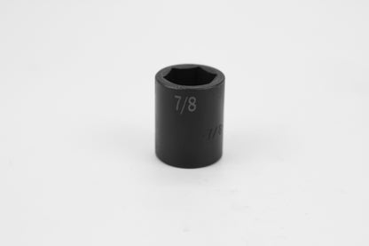7/8" 1/2" Drive 6 Point Standard Fractional Impact Socket