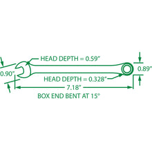 Load image into Gallery viewer, 11 mm X-Frame® 6 pt Metric Combination Wrench
