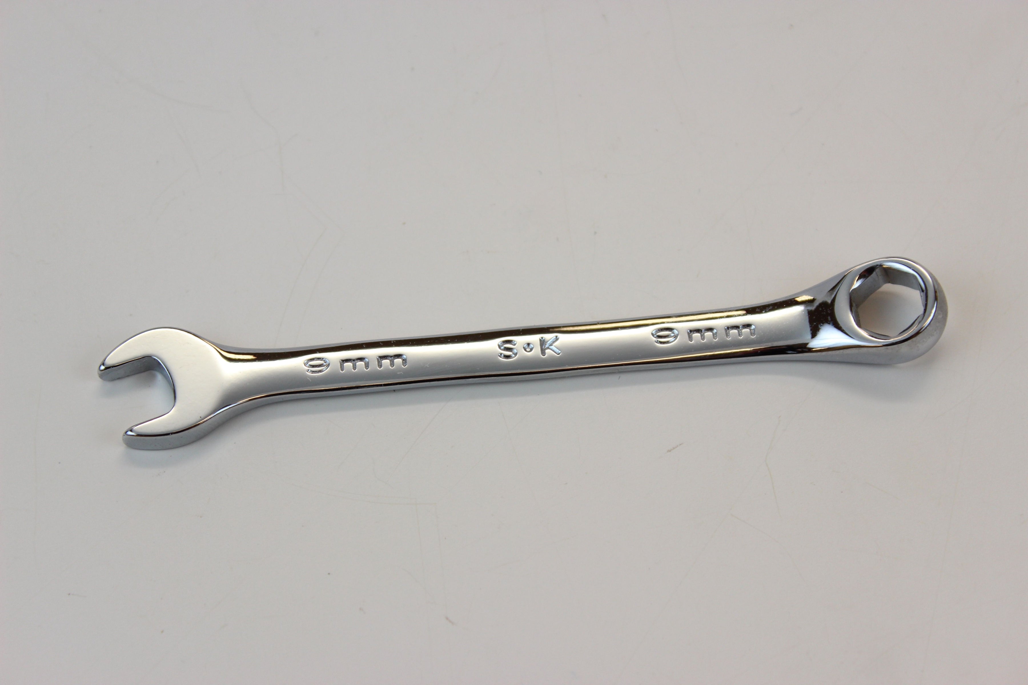 SK88359S - 9 MM 6 POINT METRIC REGULAR COMBINATION CHROME WRENCH