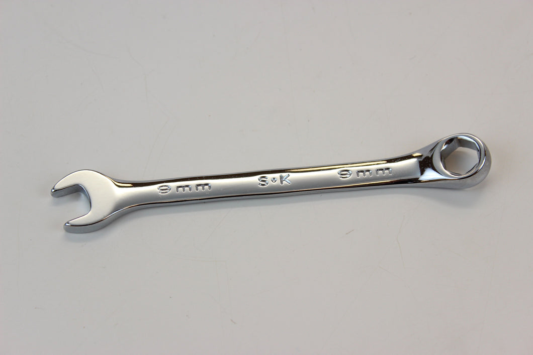 9 MM 6 POINT METRIC REGULAR COMBINATION CHROME WRENCH