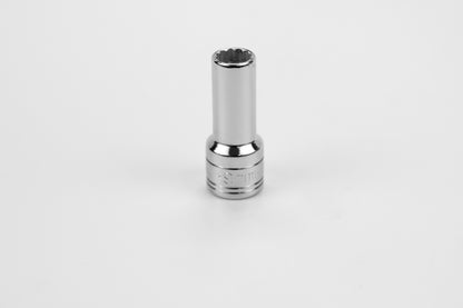 9 mm 3/8" Drive 12 Point Metric Deep Chrome Socket