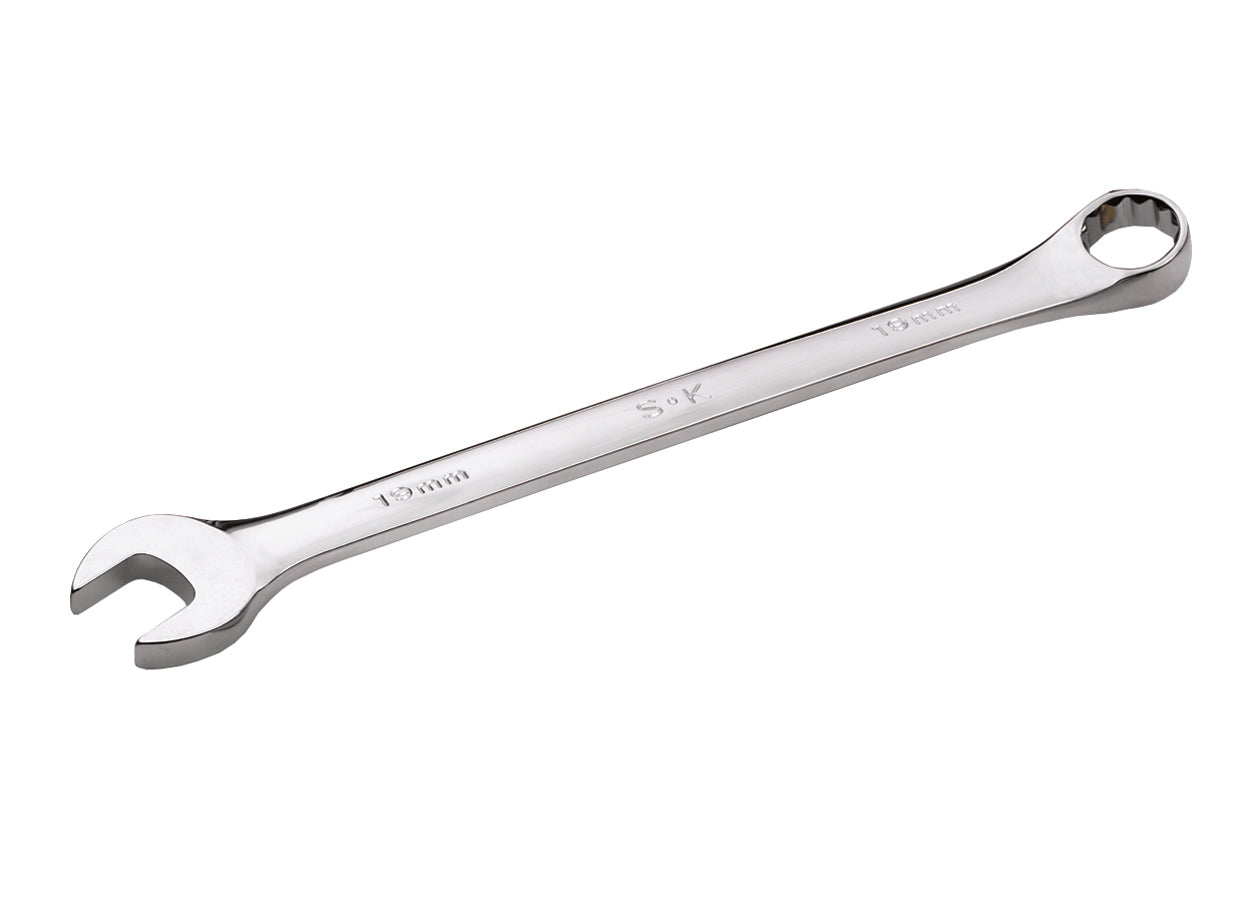 1-3/16" 12 Point Fractional Regular Combination Chrome Wrench